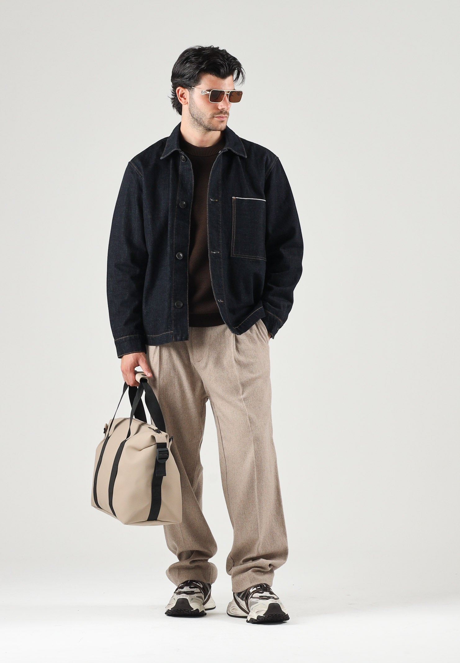SELECTED HOMME Camicia di jeans SLHMATT Dark Blue Denim blu da uomo 16102166 DABL SELECTED HOMME 