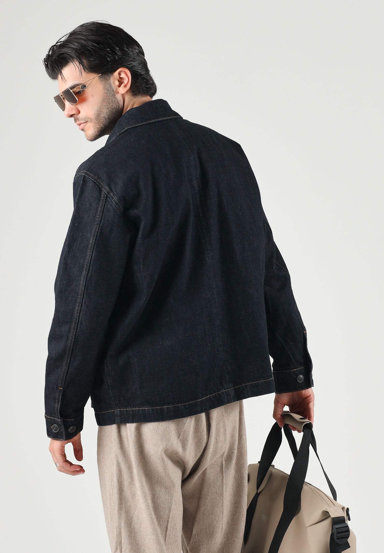 SELECTED HOMME Camicia di jeans SLHMATT Dark Blue Denim blu da uomo 16102166 DABL SELECTED HOMME 