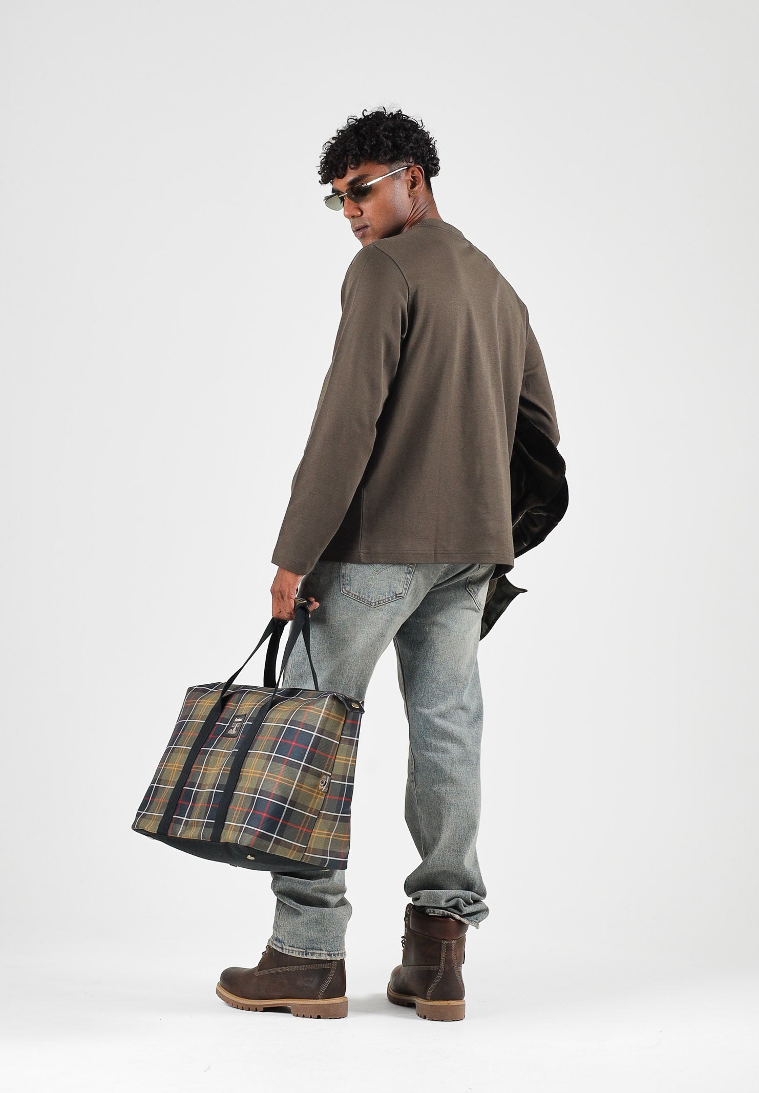 SELECTED HOMME T-shirt manica lunga marrone scuro per uomo con scollo rotondo e maniche lunghe. 16102312 TU SELECTED HOMME 
