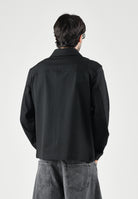 SELECTED HOMME Giacca con zip  nera da uomo con colletto classico 16103362 BL SELECTED HOMME 