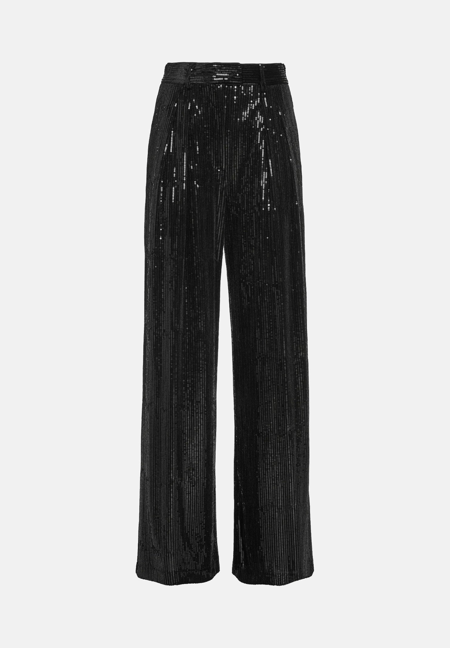 SIMONA CORSELLINI Pantaloni neri da donna con paillettes. A26CEPA10101 V0003 SIMONA CORSELLINI 