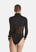 SIMONA CORSELLINI Body-corsetto nero da donna con bustino A26CPBDN0101 V0003 SIMONA CORSELLINI 