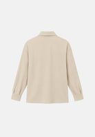 SIMONA CORSELLINI camicia a manica lunga vaniglia per donna con bottoni a pressione e tasche applicate sul petto A26CPCA00101 V0161 SIMONA CORSELLINI 