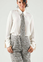 SIMONA CORSELLINIi Camicia con cravatta panna, avorio da donna A26CPCAW0103 V0000 SIMONA CORSELLINI 