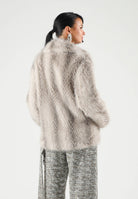 SIMONA CORSELLINI Cappotto CAPPOTTO OVERSIZE IN ECOPELLICCIA grigio, donna. A26CPCBV0301 V0000 SIMONA CORSELLINI 