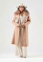 SIMONA CORSELLINI Cappotto lungo almond-cammello da donna A26CPCPV0601 V0498 SIMONA CORSELLINI 