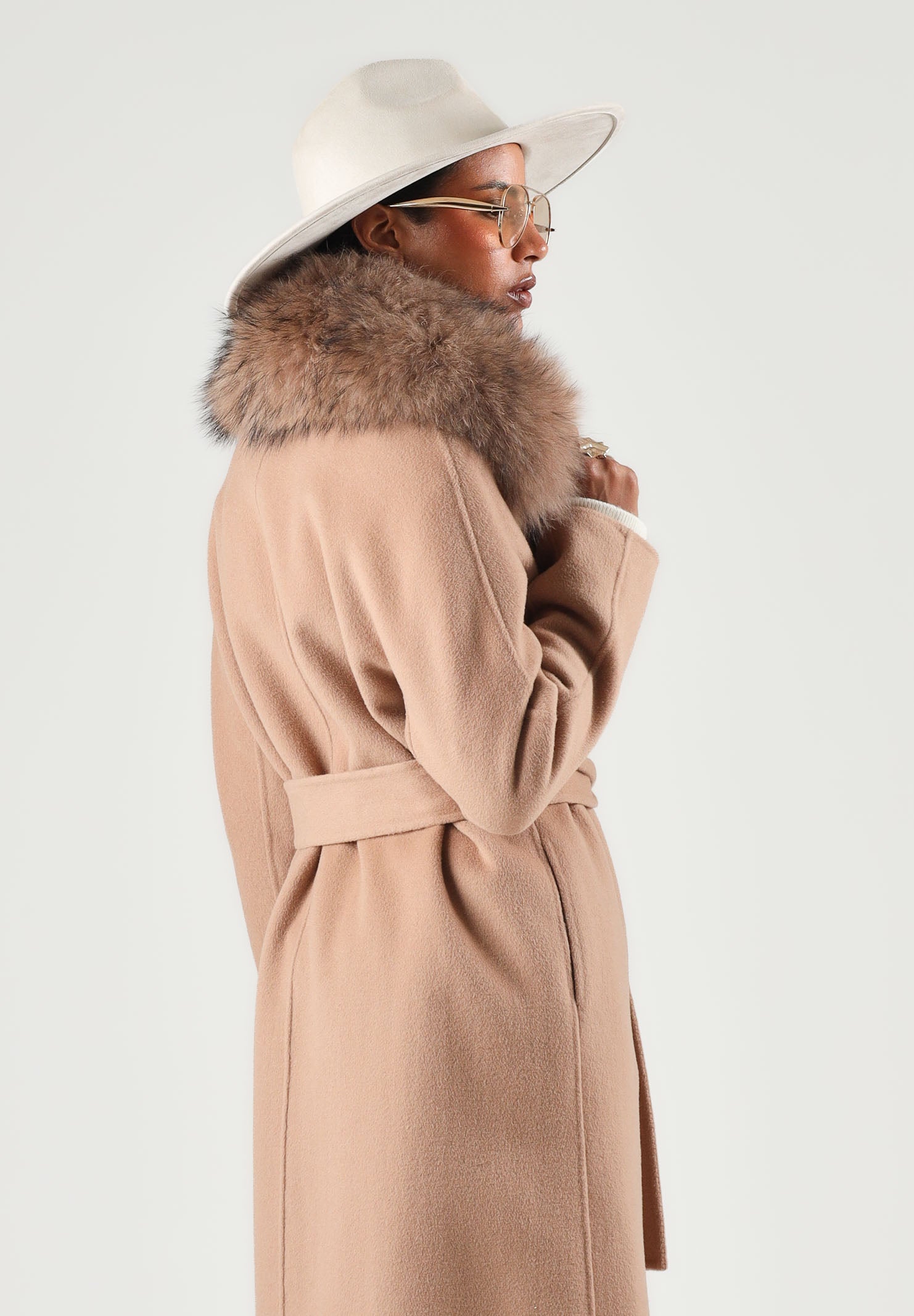 SIMONA CORSELLINI Cappotto lungo almond-cammello da donna A26CPCPV0601 V0498 SIMONA CORSELLINI 
