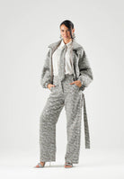 SIMONA CORSELLINI Bomber oversize in chanel paillettes con manica a palloncino sul polso e maxi tasconi A26CPGB00101 V000 SIMONA CORSELLINI 