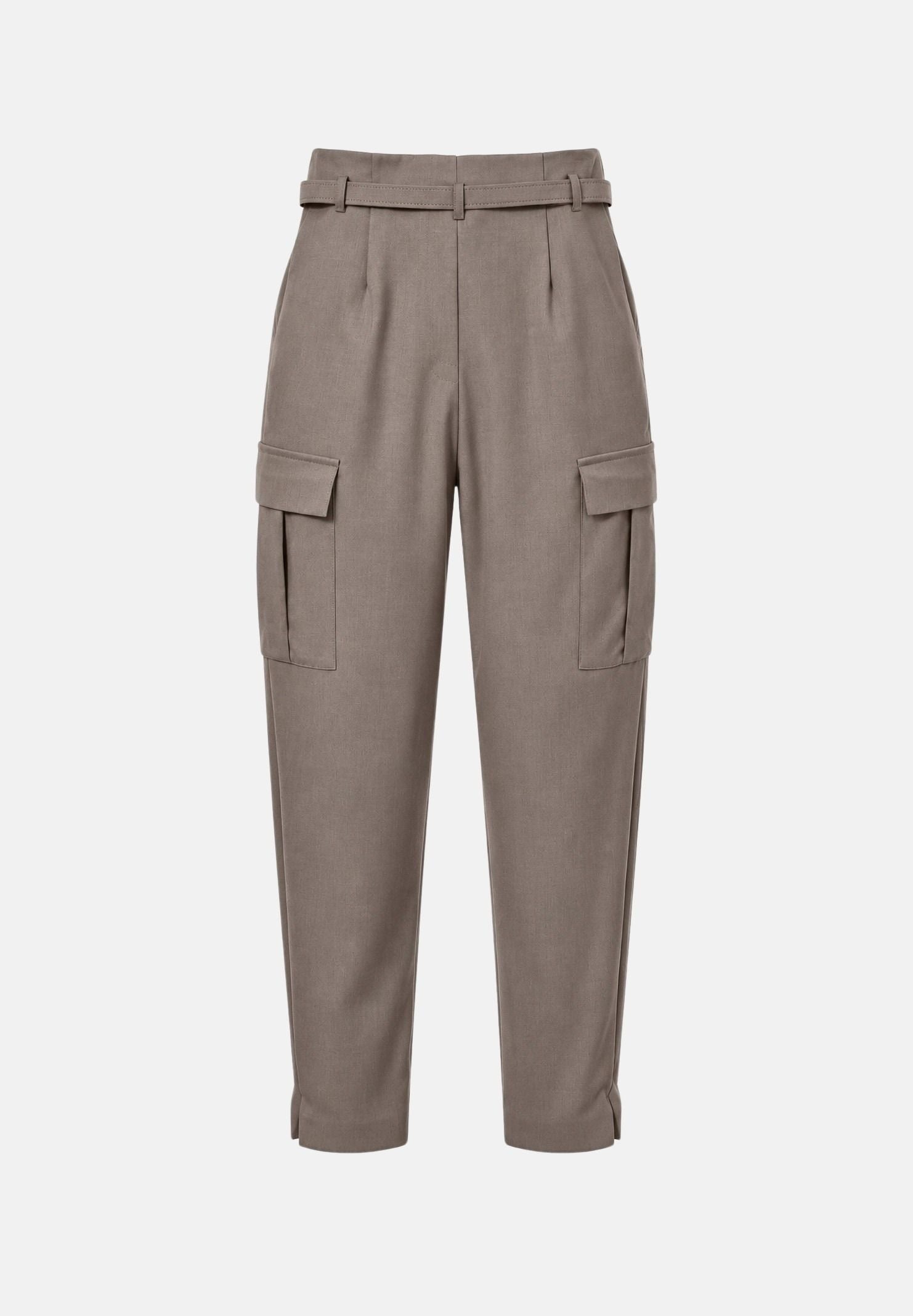 SIMONA CORSELLINI Pantalone beige per donna con gamba barrel e ampie tasche laterali. A26CPPAW0501 V0796 SIMONA CORSELLINI 