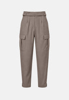 SIMONA CORSELLINI Pantalone beige per donna con gamba barrel e ampie tasche laterali. A26CPPAW0501 V0796 SIMONA CORSELLINI 