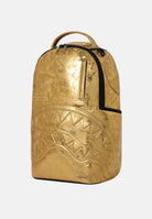 SPRAYGROUND Zaino SHARK CENTRAL golden age-oro per uomo, donna e con finitura metallizzata 910B8150NSZ . SPRAYGROUND 