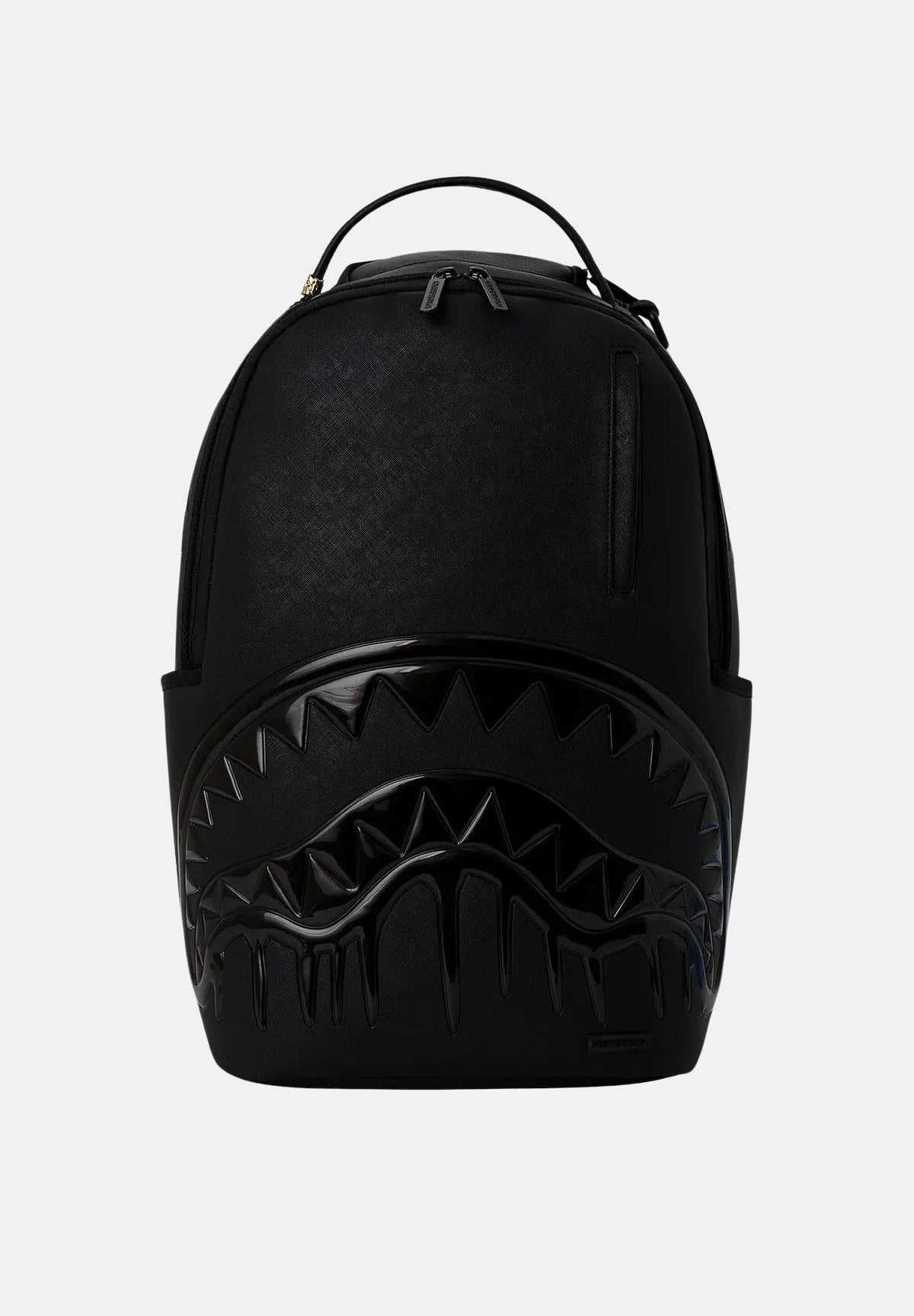 SPRAYGROUND Zaino BLACKED OUT METALLIC  nero per uomo, donna  e bambino con motivo Shark Mouth 910B8412NSZ . SPRAYGROUND 