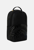 SPRAYGROUND Zaino BLACKED OUT METALLIC  nero per uomo, donna  e bambino con motivo Shark Mouth 910B8412NSZ . SPRAYGROUND 