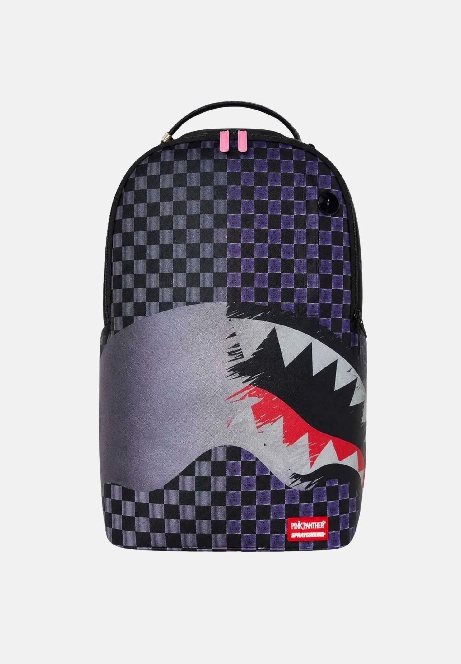 SPRAYGROUND Zaino CHECKERED SHARK MOUTH BACKPACK, multicolor per uomo e donna con motivo a scacchi 910B8477NSZ . SPRAYGROUND 