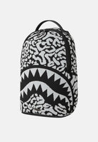 SPRAYGROUND Zaino NOCTURNAL PREDATOR silver-nero per uomo, donna e bambino con fantasia grafica all-over 910B8488NSZ . SPRAYGROUND 