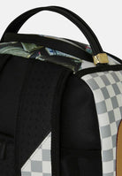 SPRAYGROUND Zaino CREAM CHECK crema-nero per uomo, donna e bambino  con fantasia check, grafica cash all-over 910B8548NSZ . SPRAYGROUND 
