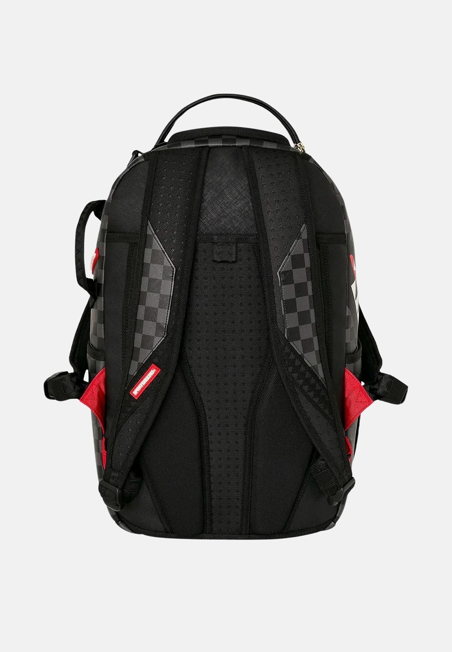 SPRAYGROUND Zaino BAG DONE WRONG nero per uomo, donna e bambino  con motivo check tono su tono 910B8551NSZ . SPRAYGROUND 