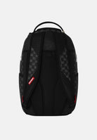 SPRAYGROUND Zaino DRIP CHECK SHARK nero per uomo, donna e bambino con fantasia check tono su tono 910B8553NSZ . SPRAYGROUND 