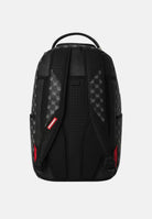 SPRAYGROUND Zaino SHARKS IN PARIS nero per uomo, donna e bambino con fantasia check tono su tono 910B8633NSZ . SPRAYGROUND 
