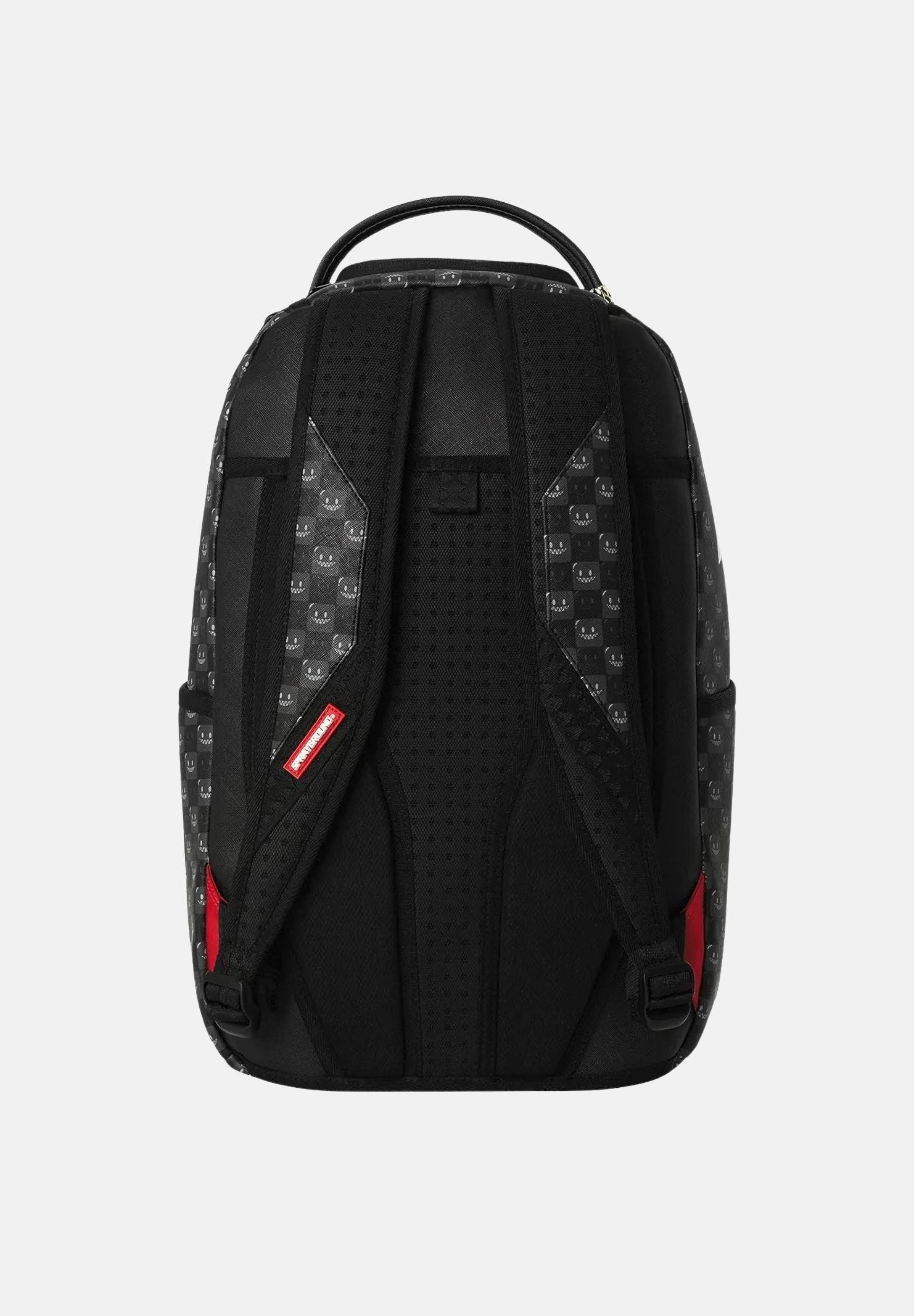 SPRAYGROUND Zaino SHARKS IN PARIS nero per uomo, donna e bambino con fantasia check tono su tono 910B8633NSZ . SPRAYGROUND 