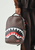 SPRAYGROUND Zaino CROWN JEWEL SHARKS IN PARIS BACKPACK Brown, marrone,  per uomo, donna e bambino 910B8744NSZ . SPRAYGROUND 
