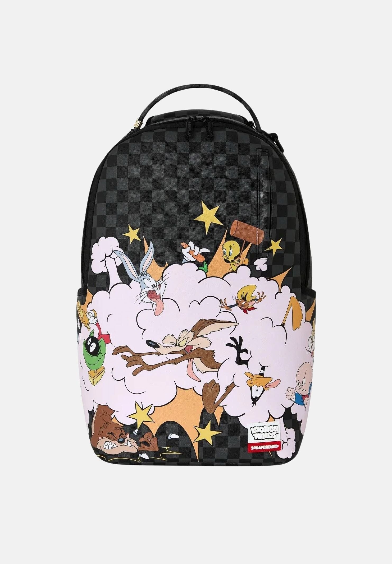 SPRAYGROUND Zaino LOONEY TUNES FIGHT CLOUD nero per uomo, donna e bambino con grafica Looney Tunes 910B9071NSZ . SPRAYGROUND 