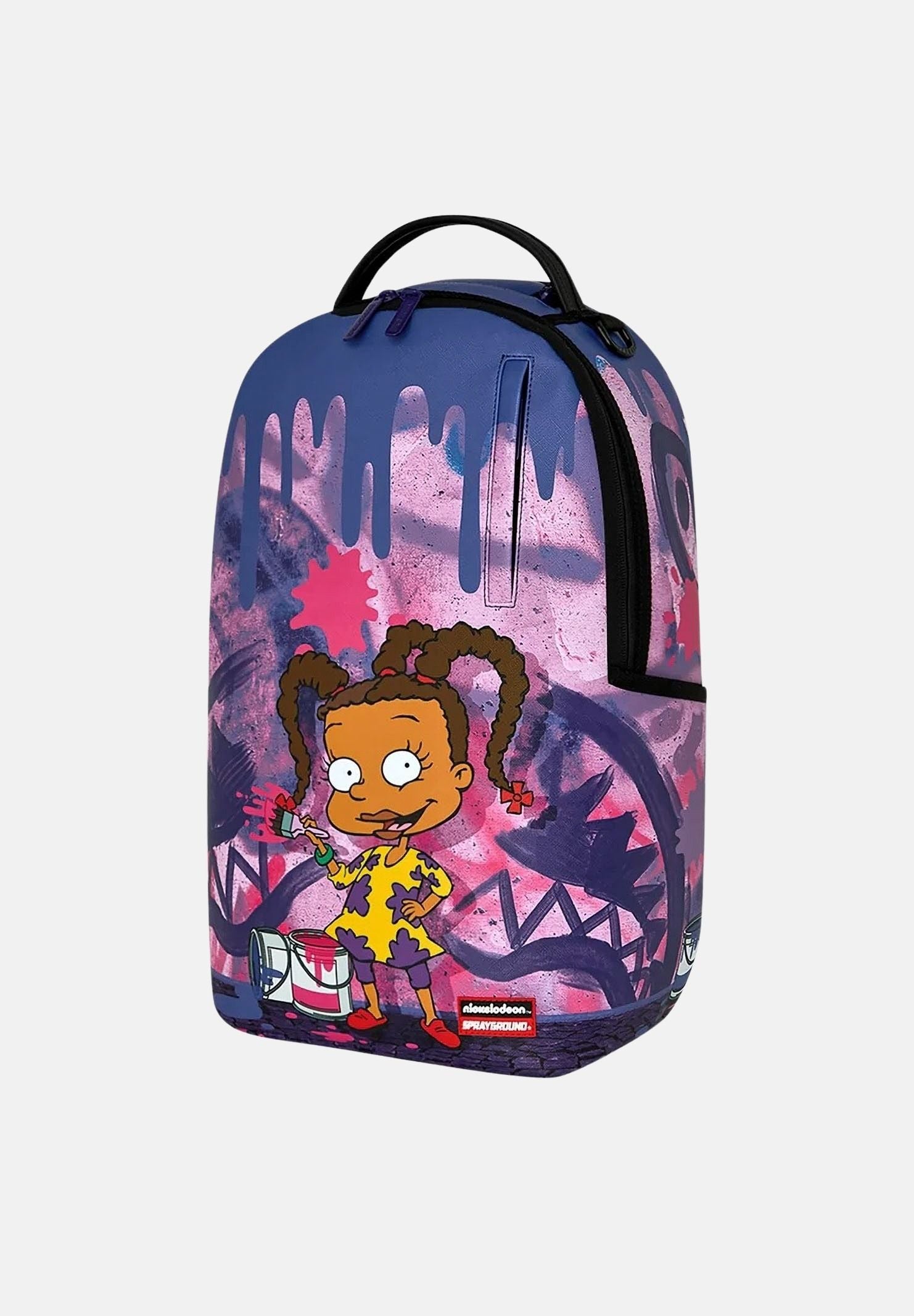 SPRAYGROUND Zaino RUGRATS - LOVE TO PAINT Purple/Pink-viola per uomo, donna e bambino con fantasia grafica 910B9099NSZ . SPRAYGROUND 