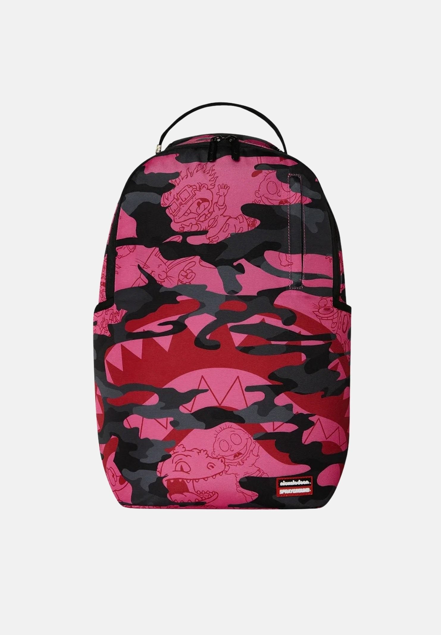 SPRAYGROUND Zaino SHARK BACKPACK rosa e nero per uomo, doonna e bambino con bocca di squalo iconica 910B9102NSZ . SPRAYGROUND 