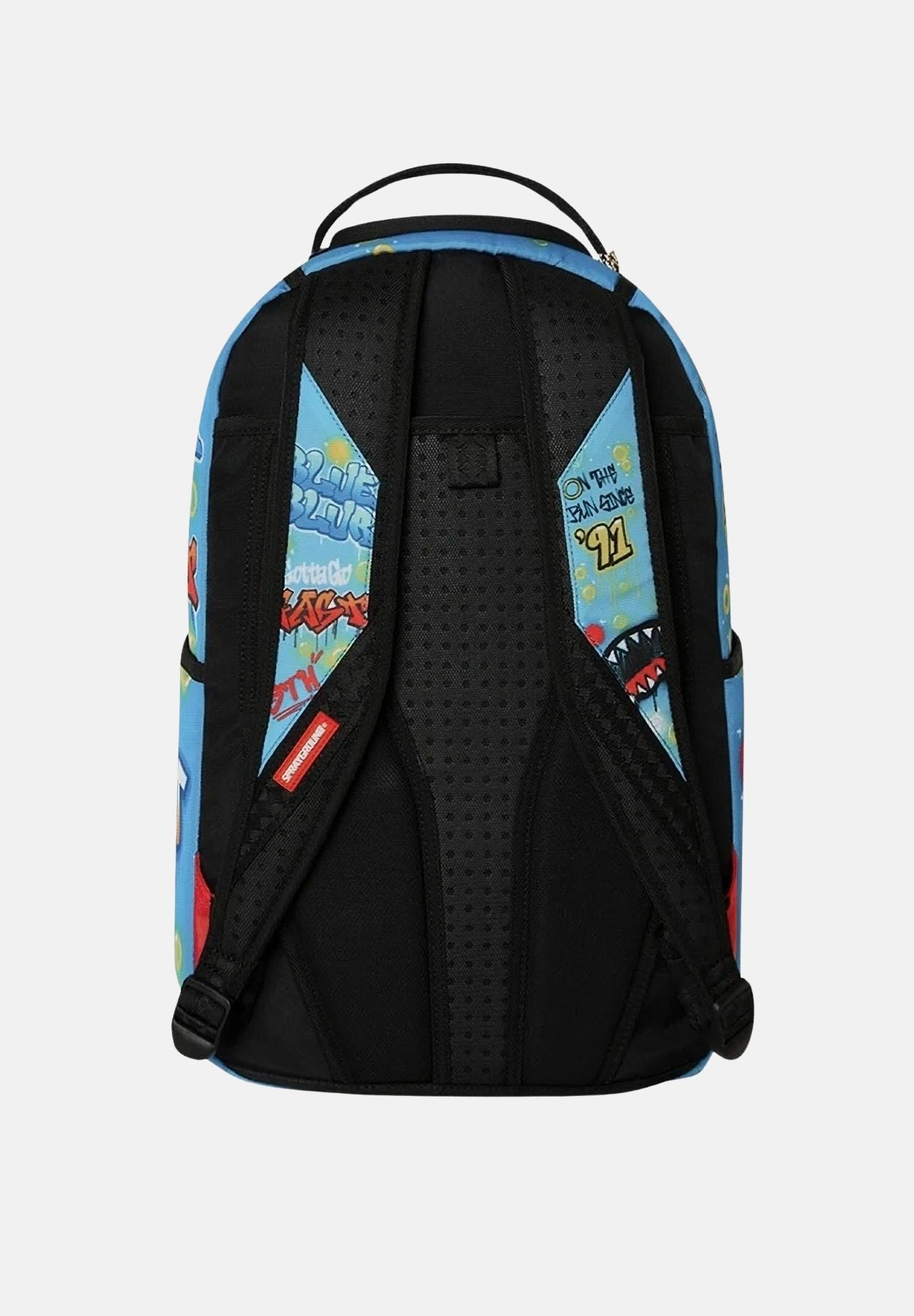 SPRAYGROUND Zaino SONIC ON THE RUN 91 blu per uomo, donna e bambino con dettagli videogame all-over. 910B9138NSZ . SPRAYGROUND 