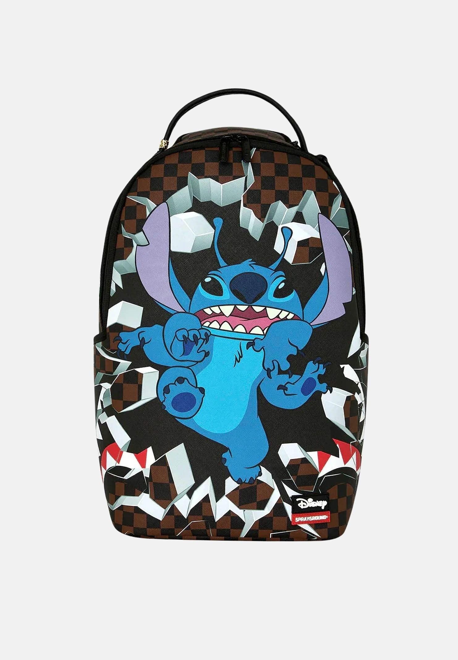 SPRAYGROUND Zaino DISNEY STITCH marrone per uomo, donna e bambino con fantasia grafica Disney Stitch 910B9174NSZ . SPRAYGROUND 