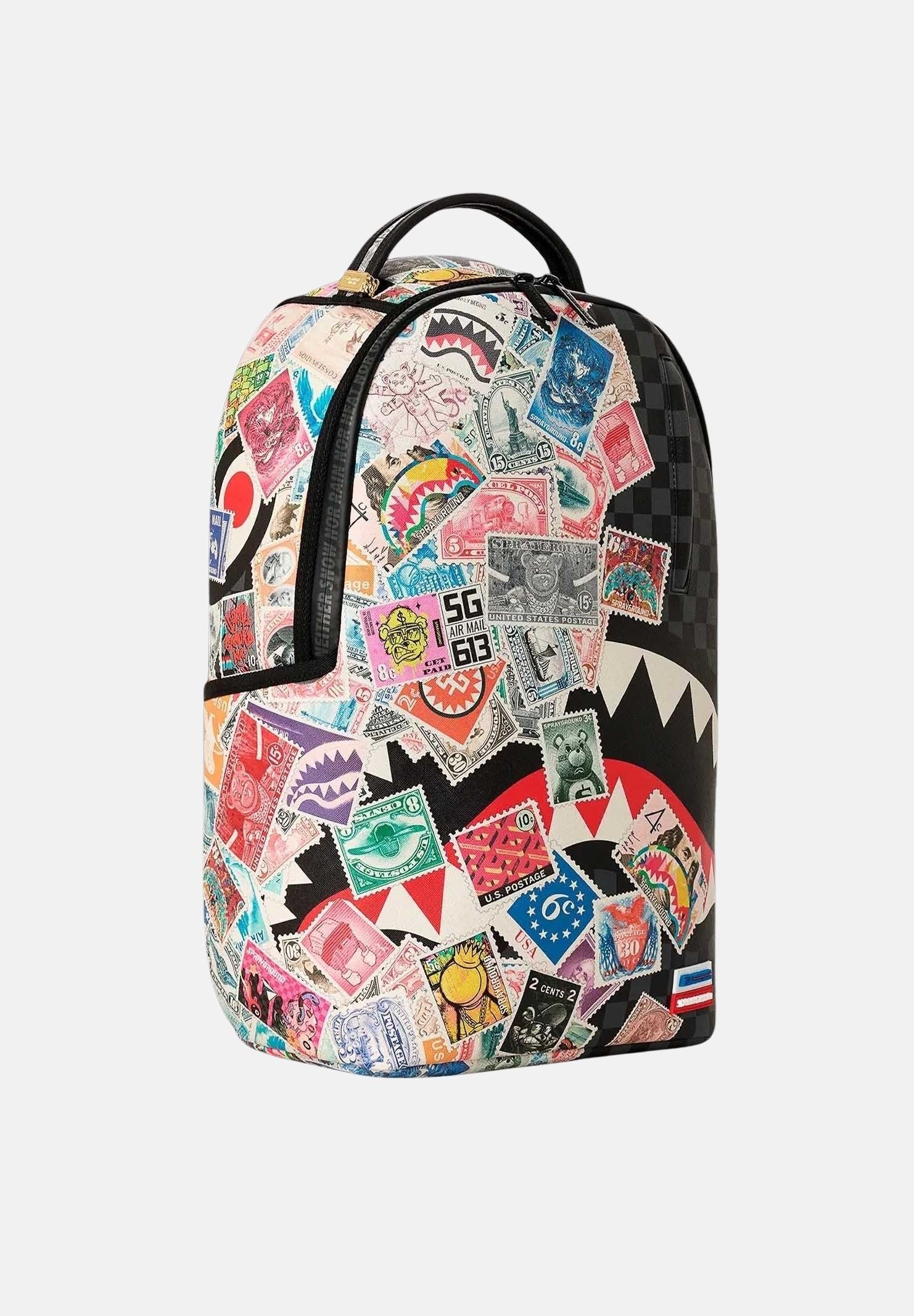 SPRAYGROUND Zaino CHECKERBOARD STAMPS multicolore- nero per uomo, donna e bambino con stampa a scacchi 910B9226NSZ . SPRAYGROUND 