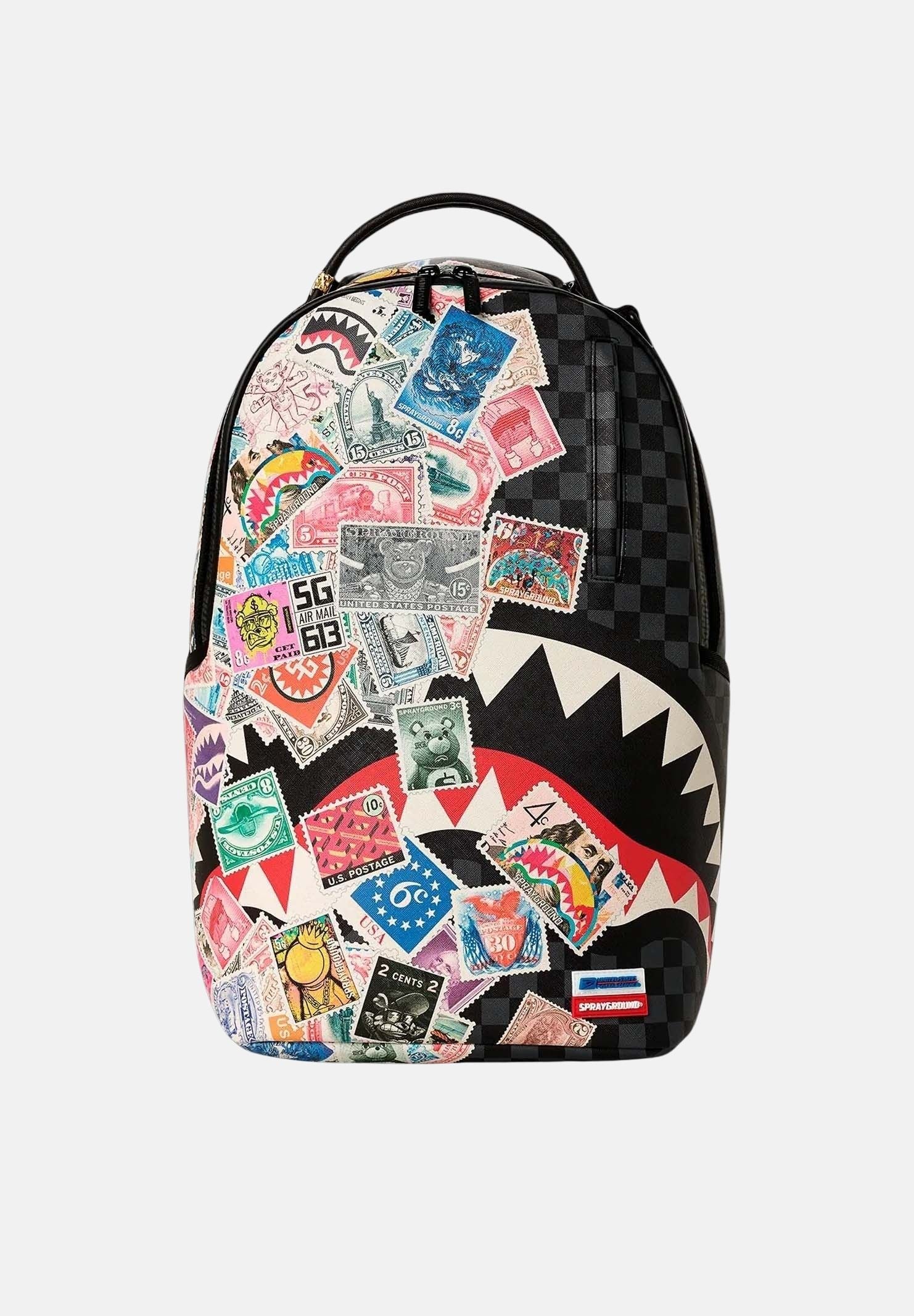 SPRAYGROUND Zaino CHECKERBOARD STAMPS multicolore- nero per uomo, donna e bambino con stampa a scacchi 910B9226NSZ . SPRAYGROUND 