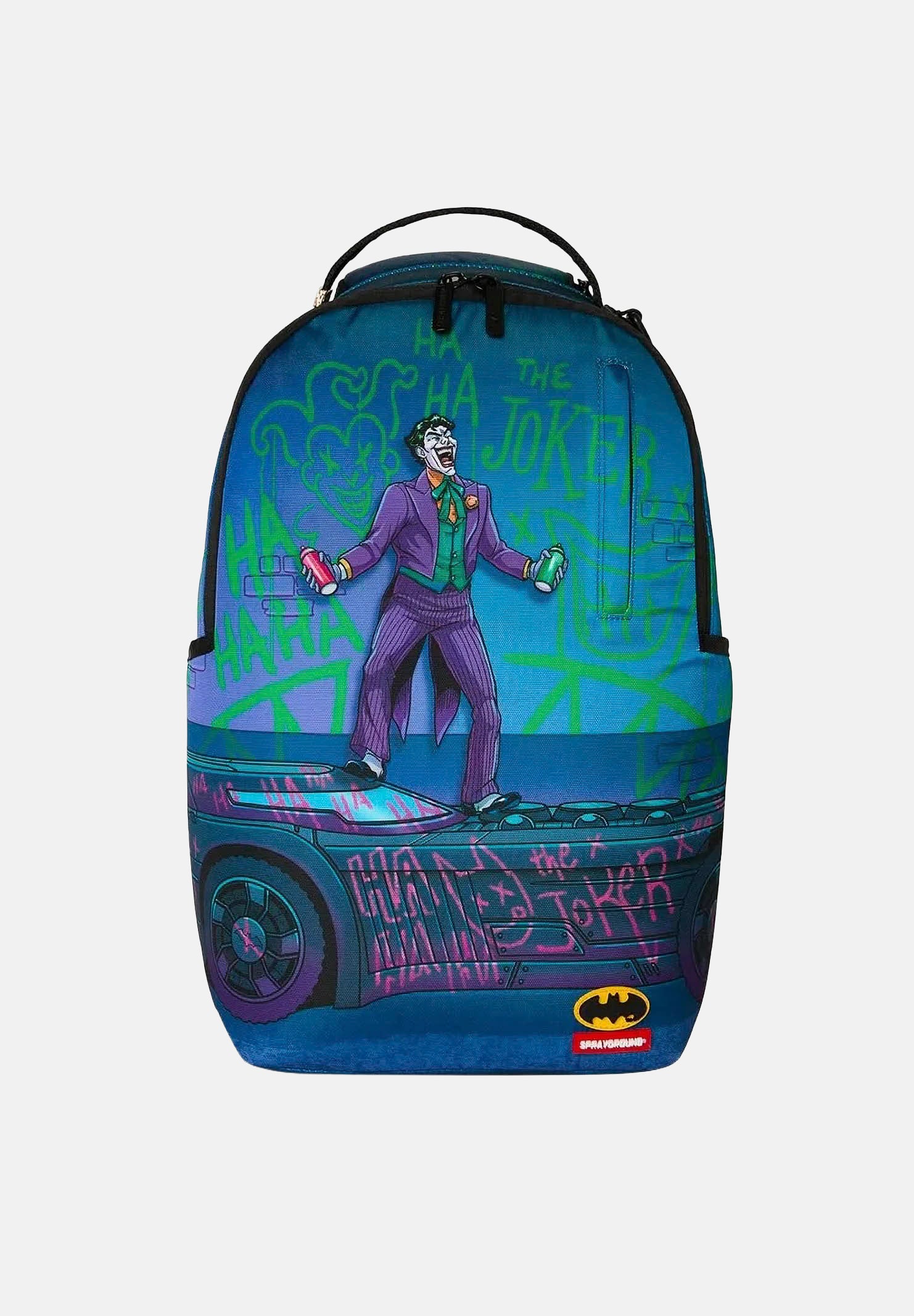 SPRAYGROUND Zaino BATMAN TO THE RESCUE azzurro-nero per uomo, donna e bambino con stampa Batman 910B9286NSZ . SPRAYGROUND 
