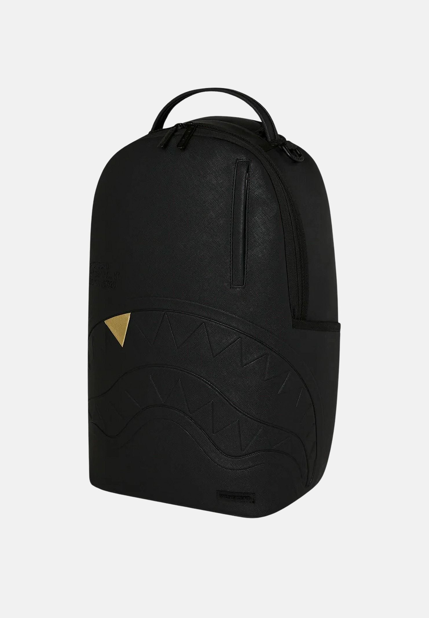 SPRAYGROUND Zaino BLACKED OUT EMBOSSED nero per uomo, donna e bambino con motivo Shark Mouth 910B9325NSZ . SPRAYGROUND 
