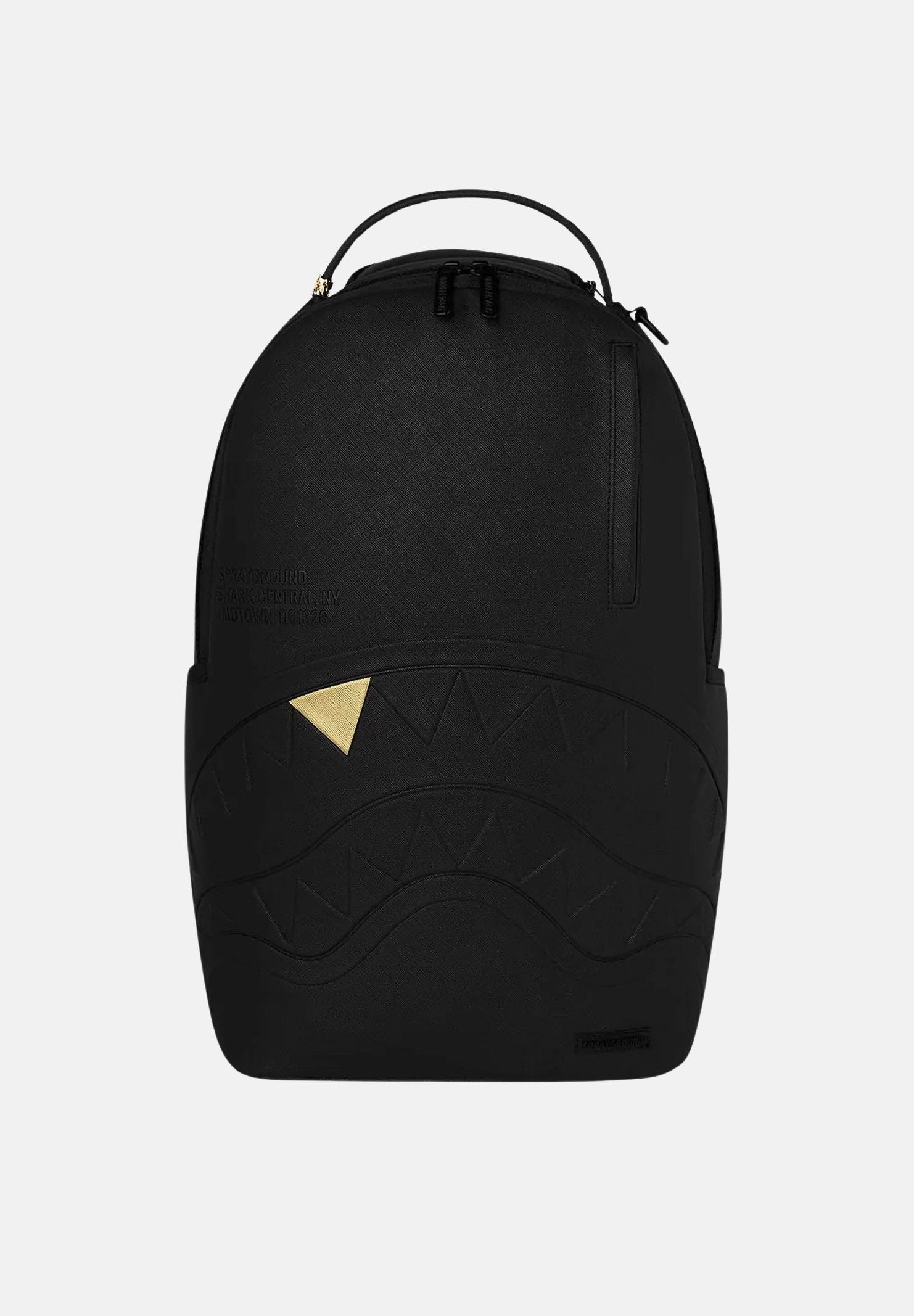 SPRAYGROUND Zaino BLACKED OUT EMBOSSED nero per uomo, donna e bambino con motivo Shark Mouth 910B9325NSZ . SPRAYGROUND 