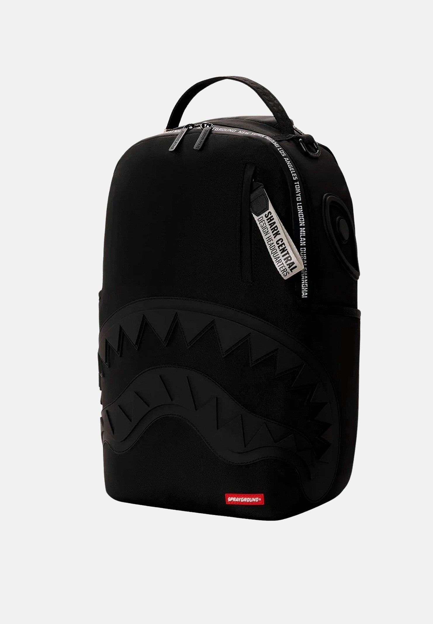 SPRAYGROUND Zaino SHARK CENTRAL PRINTED nero per uomo, donna e bambino con motivo Shark Mouth 910B9587NSZ . SPRAYGROUND 
