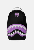 SPRAYGROUND Zaino DRIP PURPLE nero-lilla per uomo, donna e bambino con grafica Shark violacea 910B9631NSZ . SPRAYGROUND 