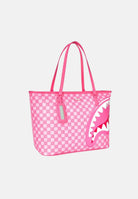 SPRAYGROUND Borsa a spalla TOTE CLASSIC PINK  per donna e bambina con manici lunghi e motivo a scacchiera. 910T9320NSZ . SPRAYGROUND 