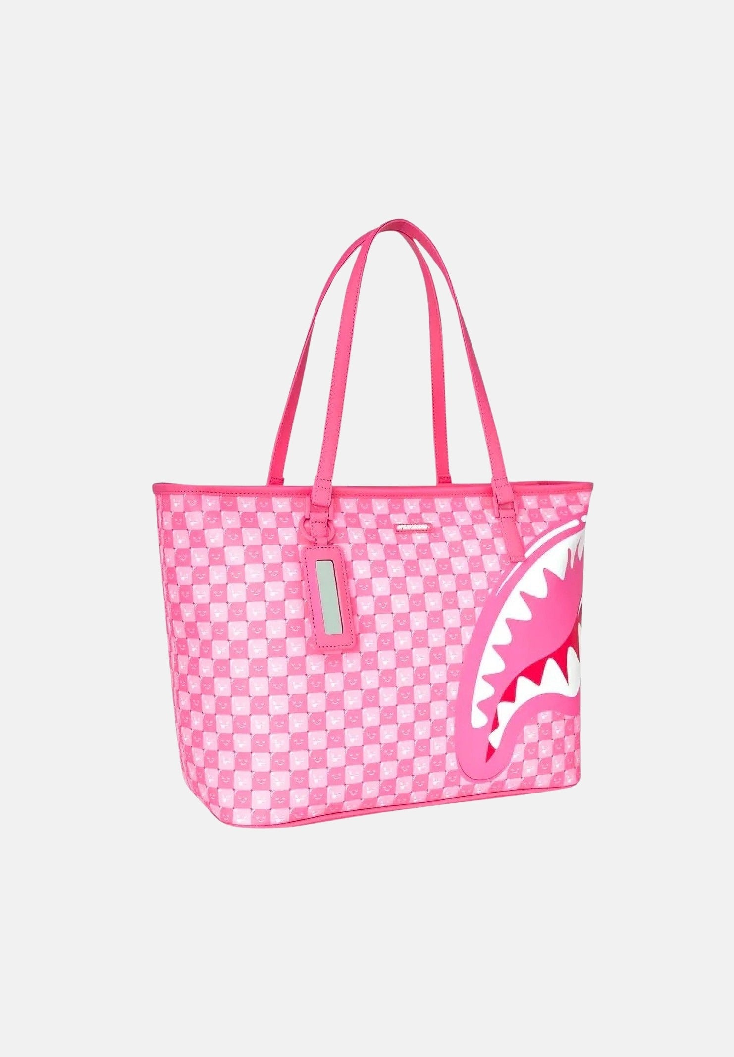 SPRAYGROUND Borsa a spalla TOTE CLASSIC PINK  per donna e bambina con manici lunghi e motivo a scacchiera. 910T9320NSZ . SPRAYGROUND 