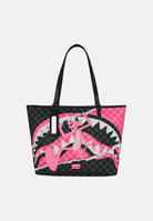 SPRAYGROUND Borsa a spalla TOTE SHARK PINK multicolore per donna e bambina  con manici lunghi e iconica grafica 910T9377NSZ . SPRAYGROUND 