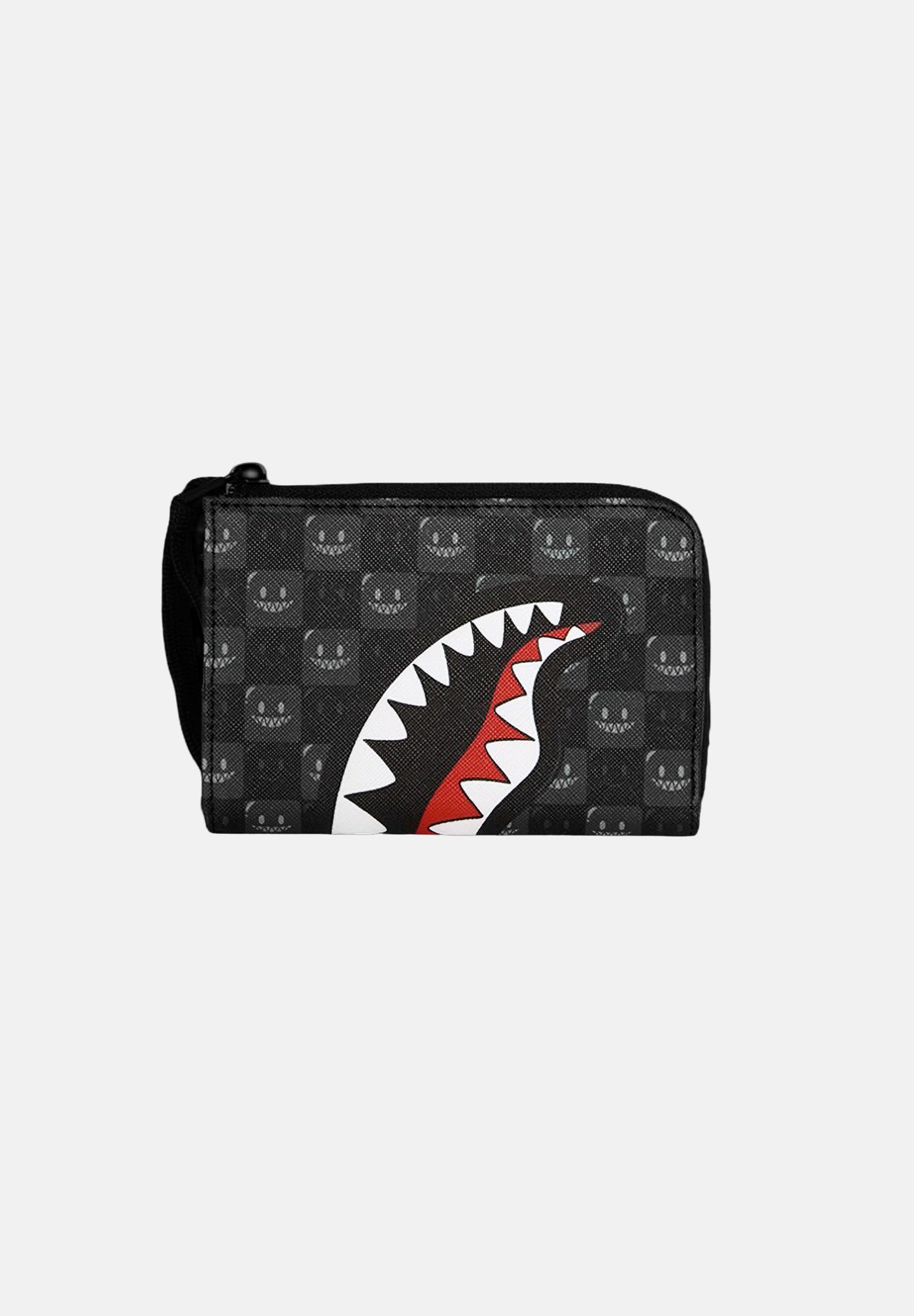 SPRAYGROUND Portafoglio SHINOBI nero per uomo, donna e bambino<BR/>con cinturino da polso e chiusura a zip. 910W9315NSZ . SPRAYGROUND 