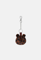 SPRAYGROUND Portachiavi BEAR HEAD marrone per uomo, donna e bambino con charm a forma di testa di orsetto. 910Z714NSZ . SPRAYGROUND 