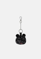 SPRAYGROUND Portachiavi BEAR HEAD nero per uomo, donna e bambino con charm testa di orsetto e finitura scura. 910Z715NSZ . SPRAYGROUND 