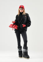 SPRAYGROUND Felpa con zip  HOODIE nera per uomo e donna con dettaglio maschera balaclava. SP957G . SPRAYGROUND 