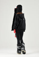 SPRAYGROUND Felpa con zip  HOODIE nera per uomo e donna con dettaglio maschera balaclava. SP957G . SPRAYGROUND 