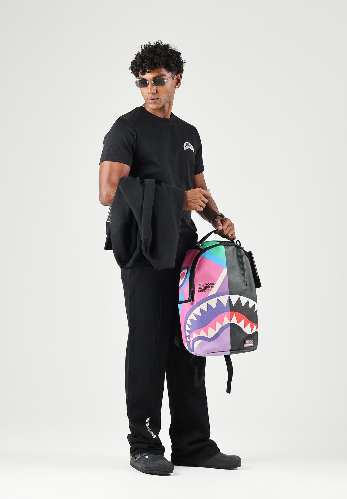 SPRAYGROUND T-shirt manica corta PURE REGULAR nero per uomo e donna SP962BLK . SPRAYGROUND 