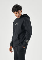 SPRAYGROUND Felpa con cappuccio nero per uomo e donna con minimalista dettaglio grafico sul petto. SP965BLK . SPRAYGROUND 