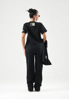 SPRAYGROUND Pantaloni sportivi neri per uomo e donna con mini logo SP966BLK . SPRAYGROUND 
