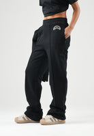 SPRAYGROUND Pantaloni sportivi neri per uomo e donna con mini logo SP966BLK . SPRAYGROUND 