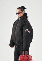 SPRAYGROUND Piumino PLEATED PADDED JACKET nero per uomo e donna SP975BLK . SPRAYGROUND 